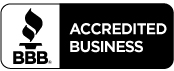 Accredited Business Seal Horizontal Version in Black